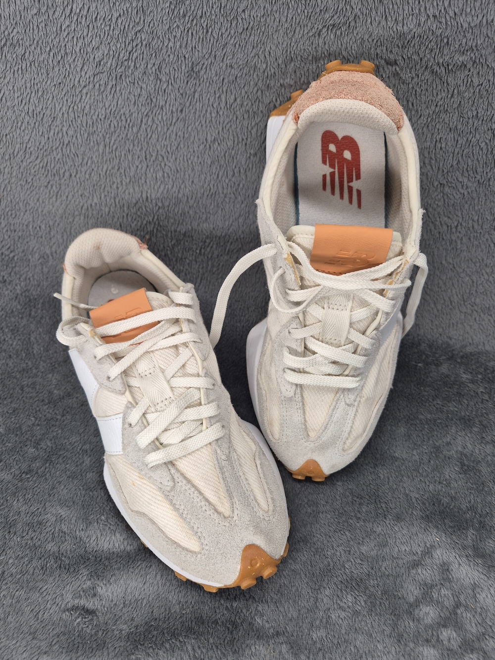 New Balance 327Rust Sand White WS327RA Athletic Shoes Sneaker Women's 7.5 Men 6